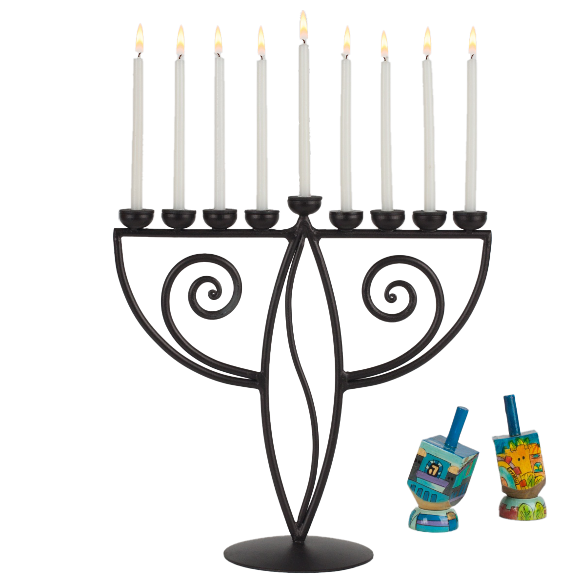 Wave Hanukkah Menorah