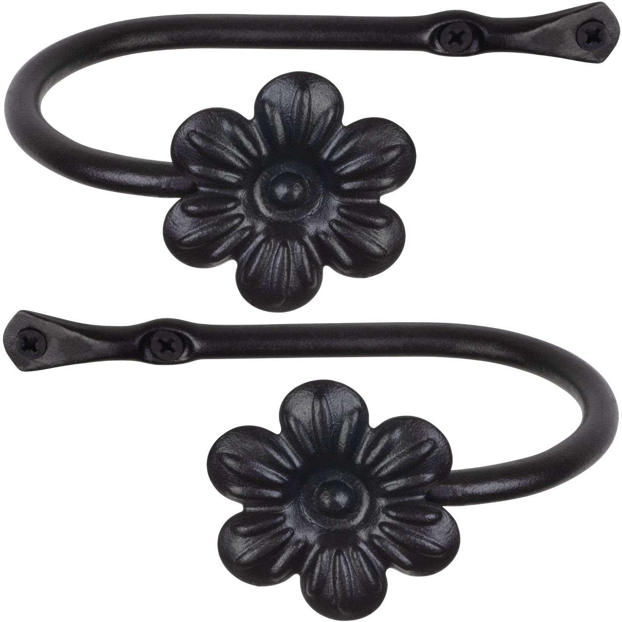 Curtain Holdbacks Medium Flower