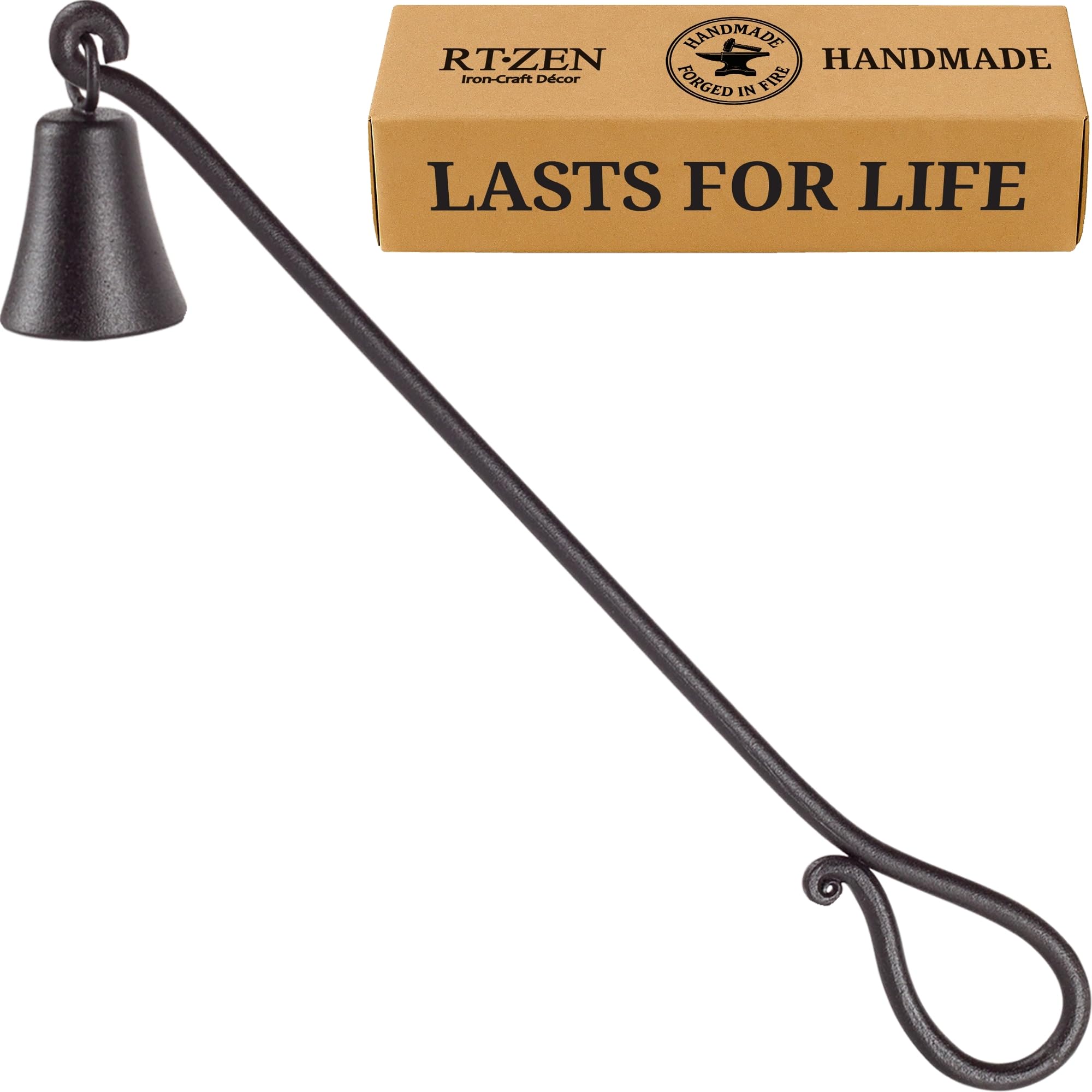 Black Wrought Iron Candle Snuffer
