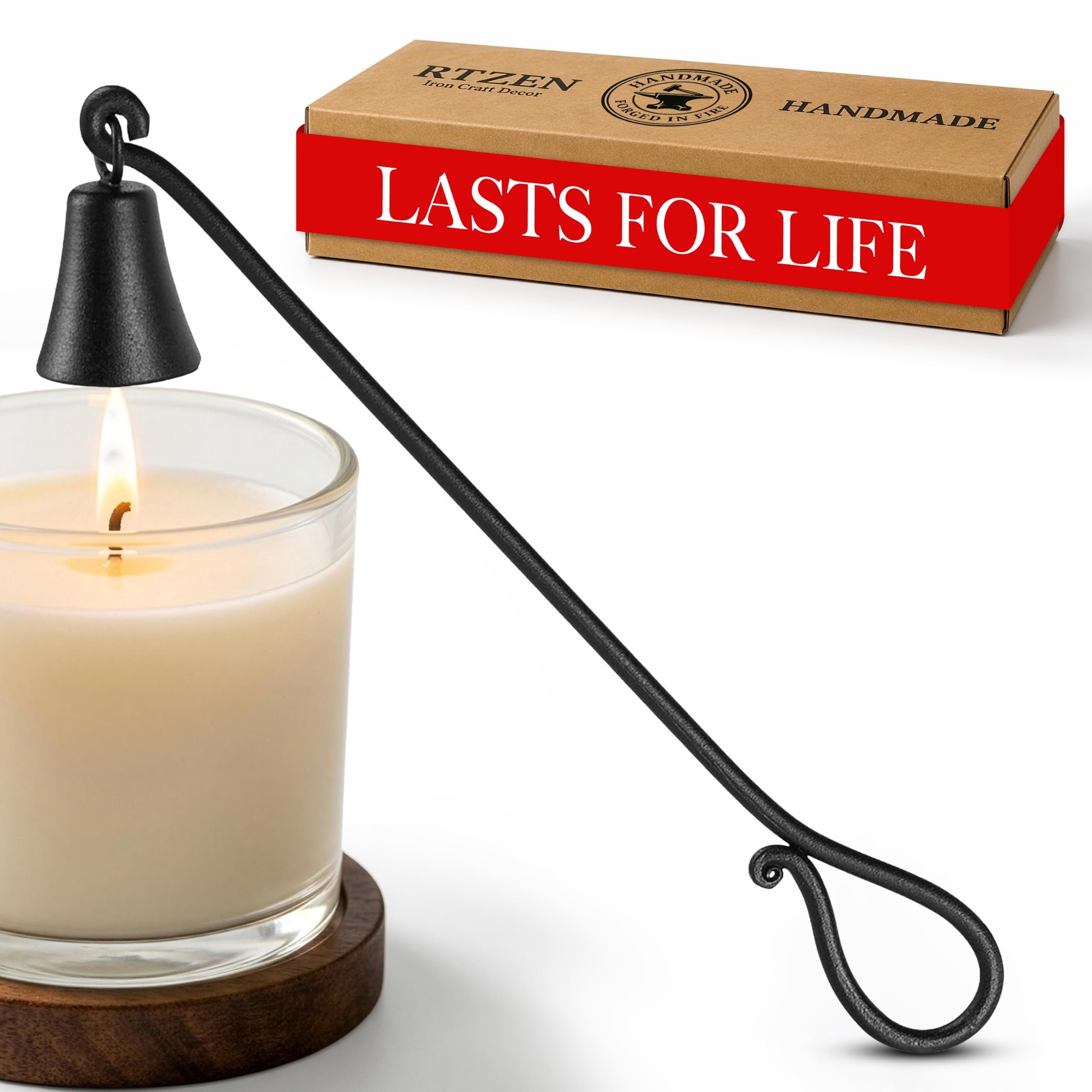 Black Wrought Iron Candle Snuffer